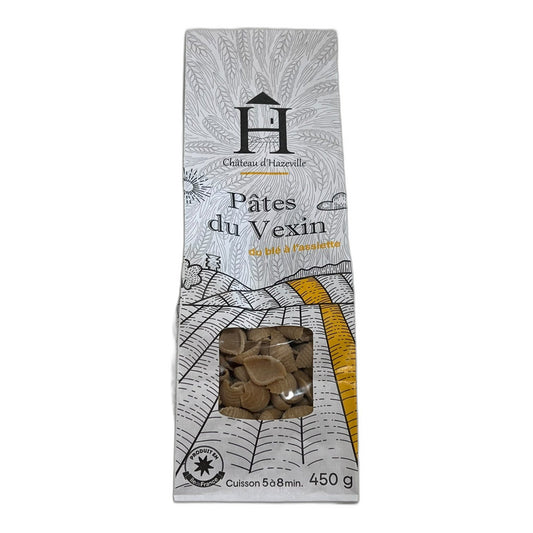 Sachet de conchiglies blanches aux œufs, 450 g, Les Pâtes du Vexin