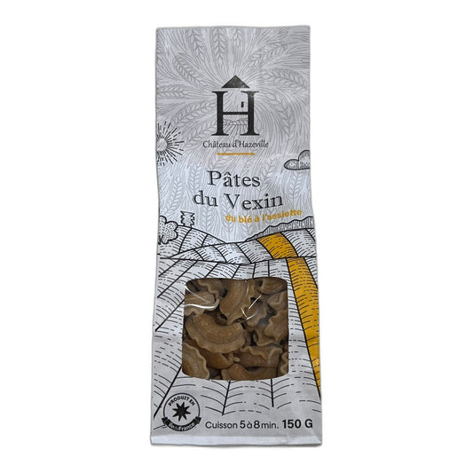 Sachet de mini crêtes de coq blanches aux œufs, 150 g, Les Pâtes du Vexin