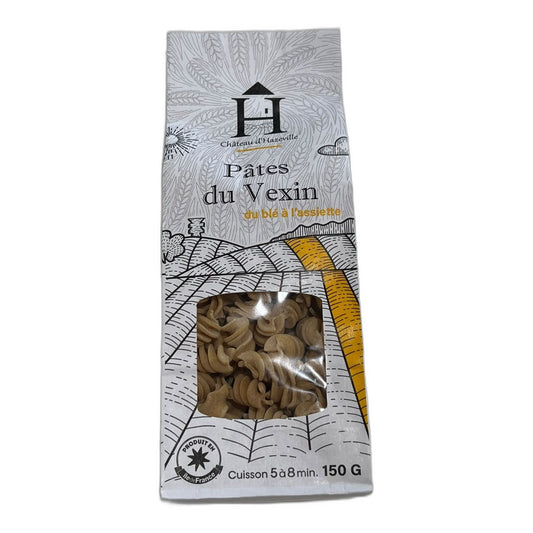 Sachet de mini fusilli blanches aux œufs, 150 g, Les Pâtes du Vexin