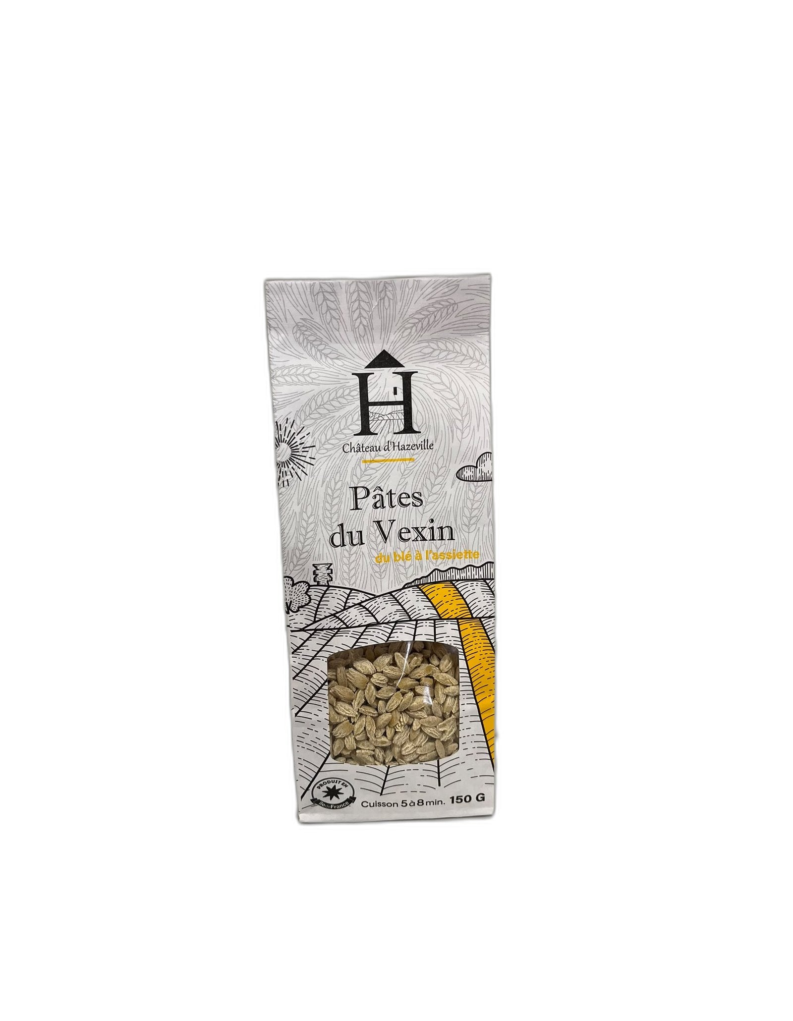 Sachet découverte de 150 g de pâtes artisanales du Vexin pour le rayon épicerie fine