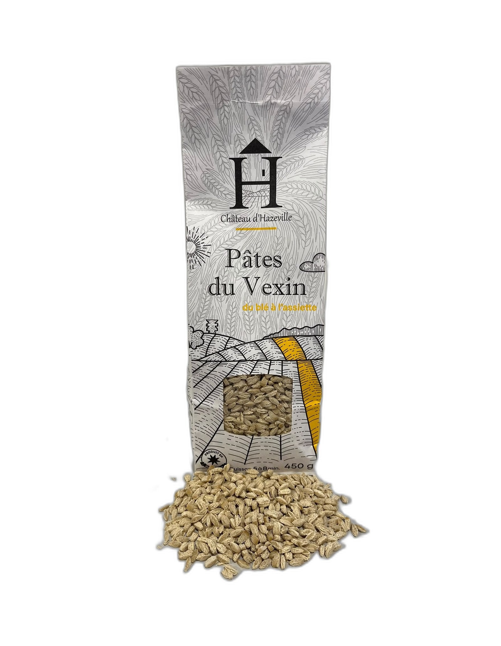 Sachet de risonis aux œufs de 450 g, pâtes artisanales du Vexin