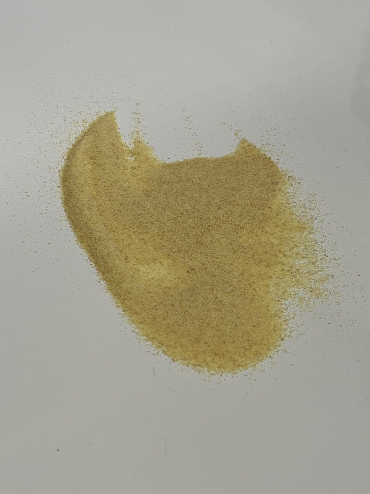Semoule de blé dur pour pizza, gros plan sur le grain